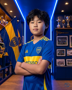 Boca Juniors Jersey Home 24/25 - Adidas Men's - Blue e Amarelo - Side View | Sant Sport