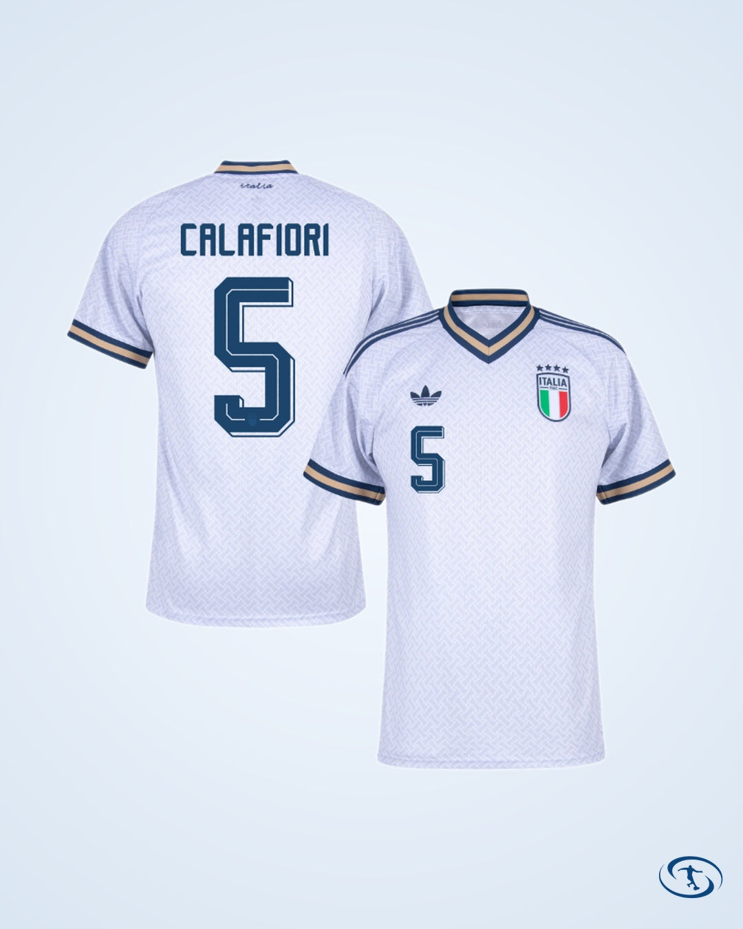Italy Away Barella 18 Shirt 2026-2027 Fan Version(Official Printing)
