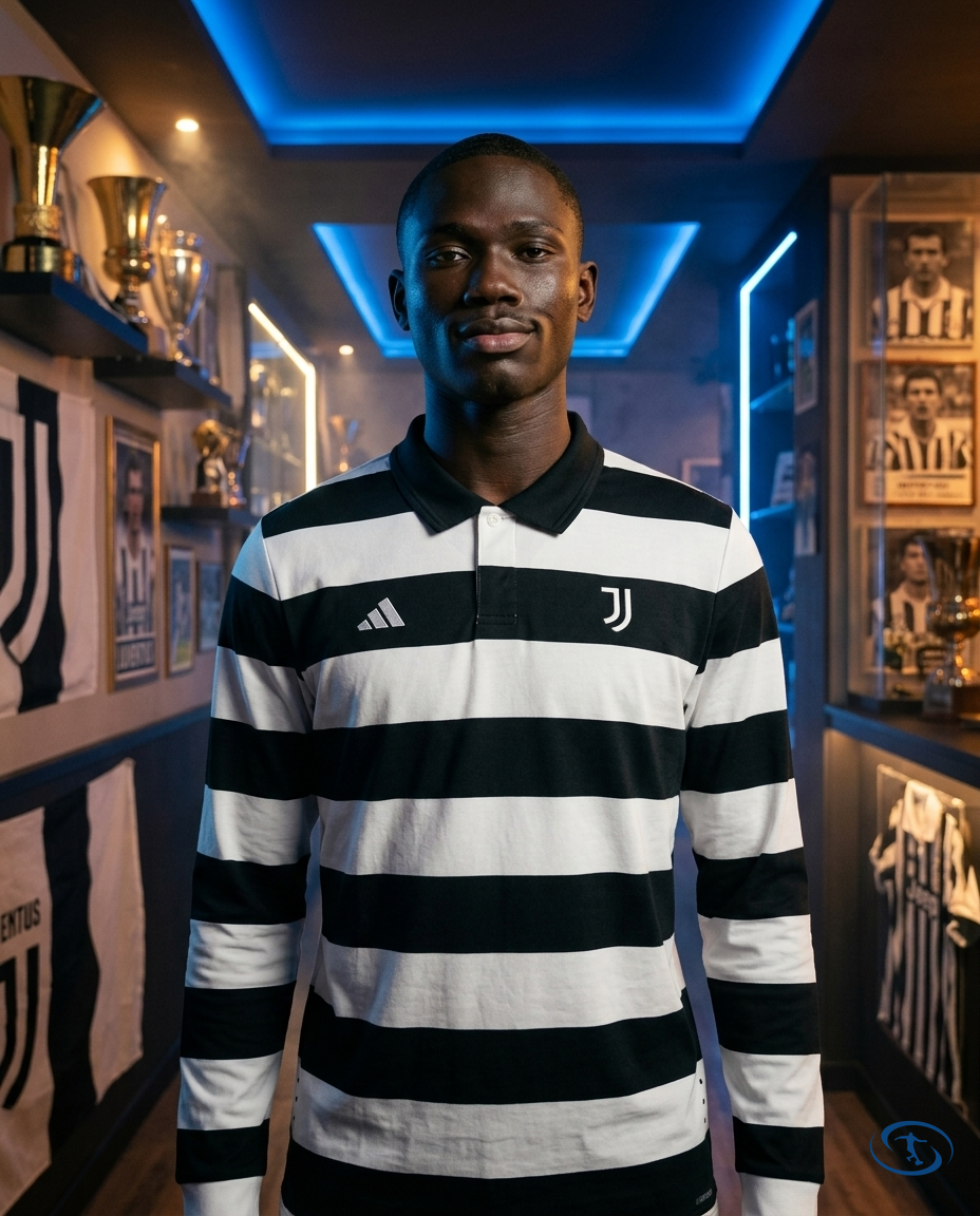 Camisa Juventus Fourth 2025/26 Torcedor Adidas Masculino - Preto e Branco - Front View | Sant Sport