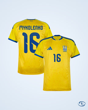 Ukraine Home Player Number Shirt 2026-2027 (Official Printing) - Men's