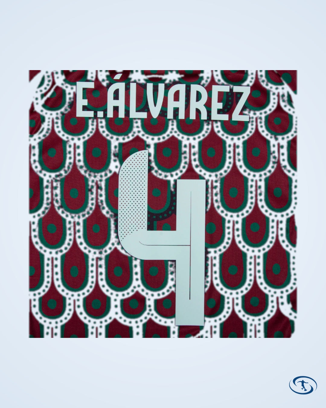 Mexico Home Authentic E.Álvarez 4 Jersey 2024-2025 (Official Printing) - Men's