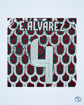 Mexico Home Authentic E.Álvarez 4 Jersey 2024-2025 (Official Printing) - Men's