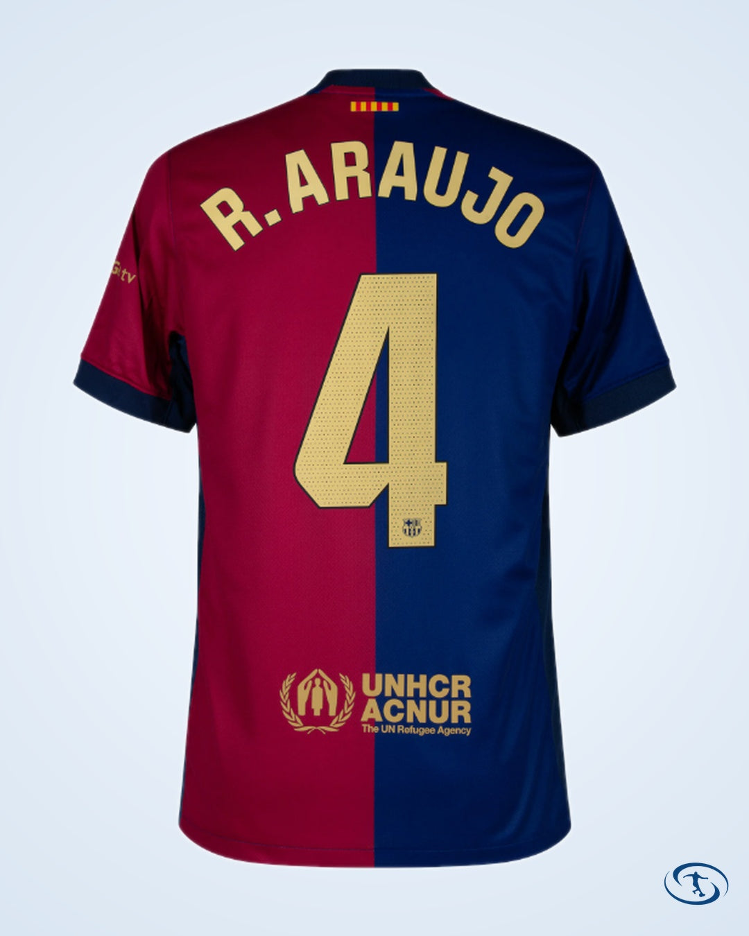 Barcelona Home R.Araujo 4 Shirt 2024-2025 (La Liga) - Men's