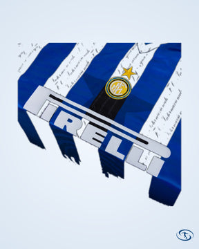 Inter Milan Home Retro Player Number Shirt 1997-1998 (Retro Flock Printing) - Men's