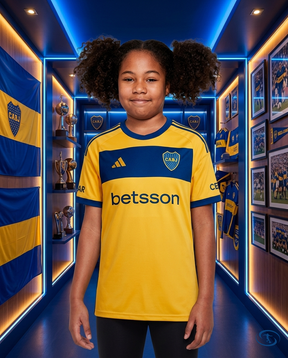 Boca Juniors Jersey Away 2025/26 - Adidas Men's - Yellow - Front View | Sant Sport