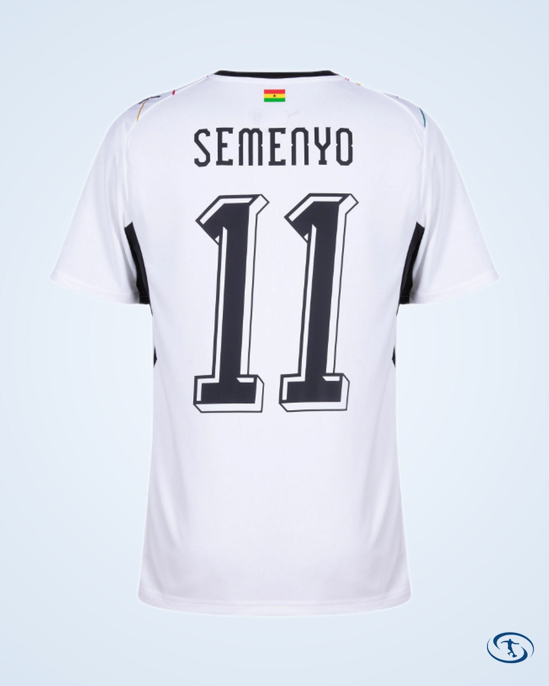 Ghana Home Semenyo 11 Shirt 2026-2027 (Official Printing) - Men's