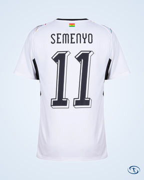 Ghana Home Semenyo 11 Shirt 2026-2027 (Official Printing) - Men's