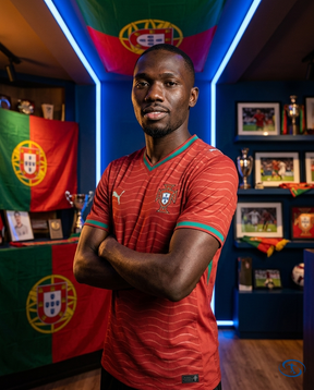 Camisa Portugal Home 2026/27 Jogador Puma Masculino - Vermelho - Side View | Sant Sport