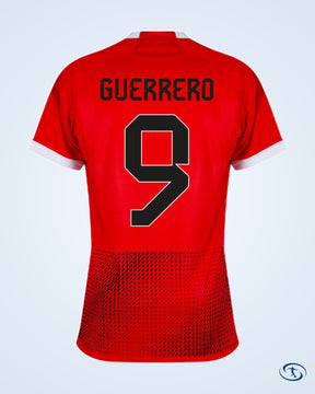 Peru Away Guerrero 9 Shirt 2023-2024 (Fan Style Printing) - Men's