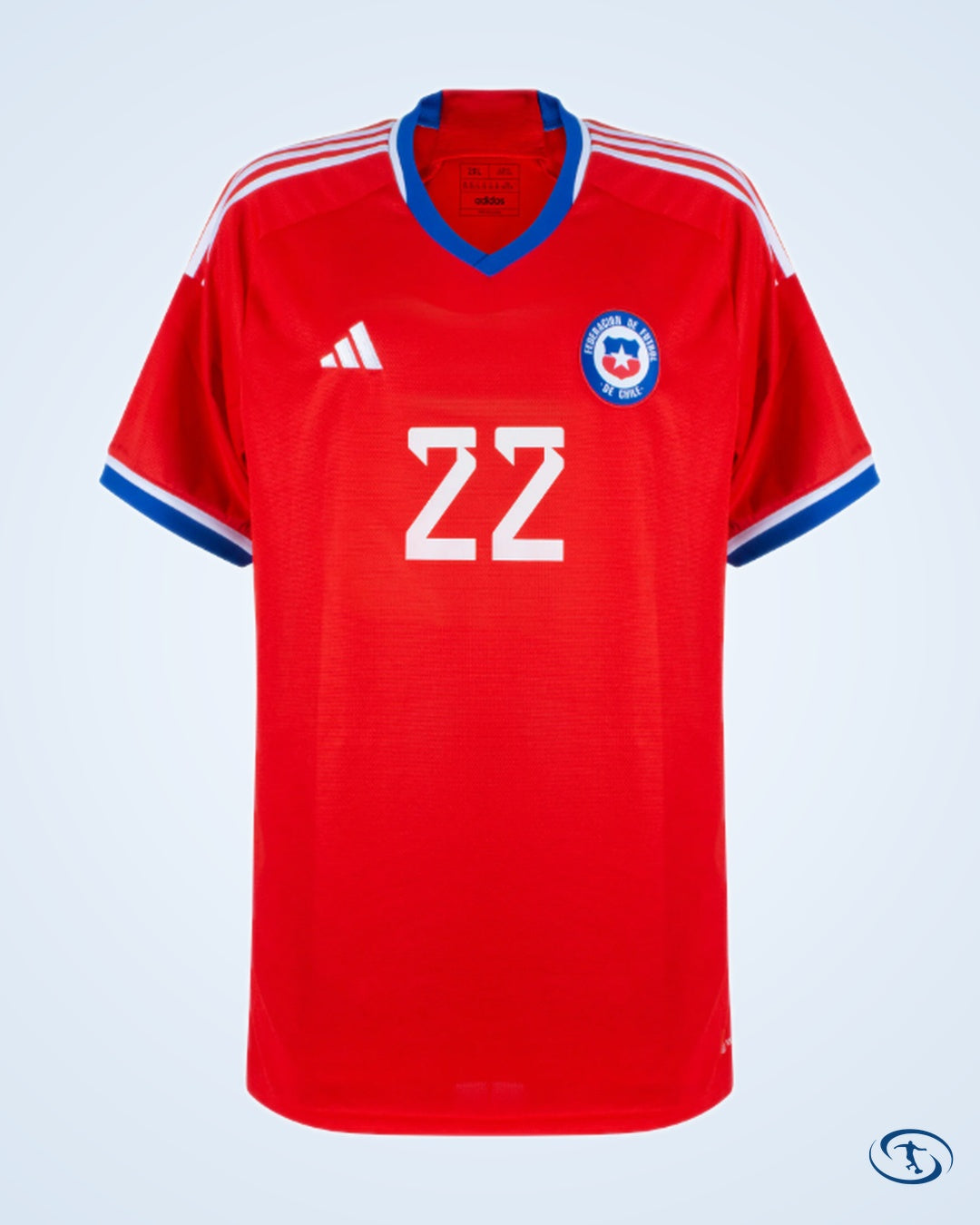 Chile Home Brereton Díaz 22 Shirt 2022-2023 (Official Printing) - Men's | Sant Sport