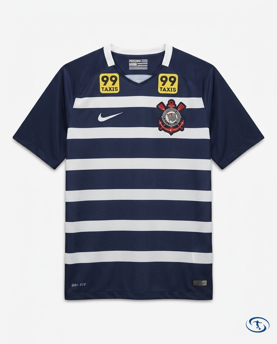 Corinthians Jersey Away 2014/15 Retro Nike Men's - Blue & White - Packshot | Sant Sport