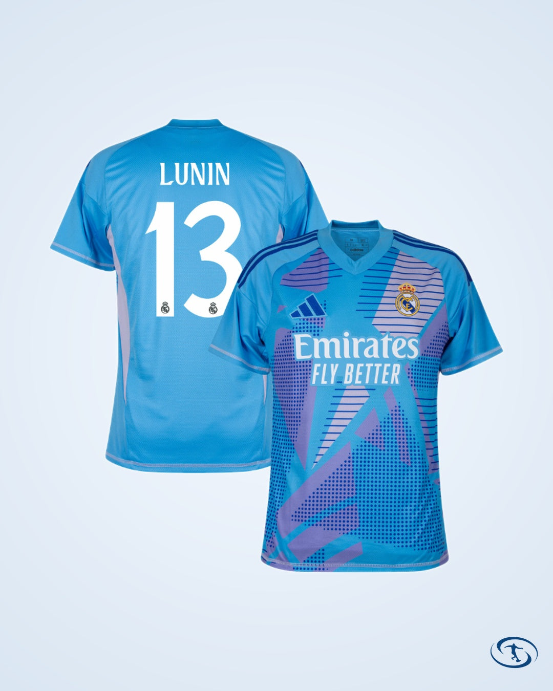 Real Madrid Home GK Lunin 13 Shirt 2024-2025 (Official Printing) - Men's