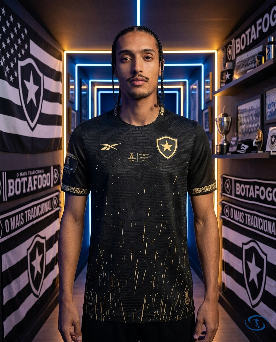 Camisa Botafogo Away 2024/25 - Torcedor Reebok Masculino - Final Libertadores 2024 - Front View | Sant Sport