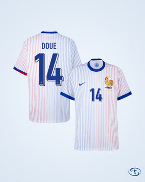 France Away Doue 14 Shirt 2024-2025 (Official Printing) - Men's