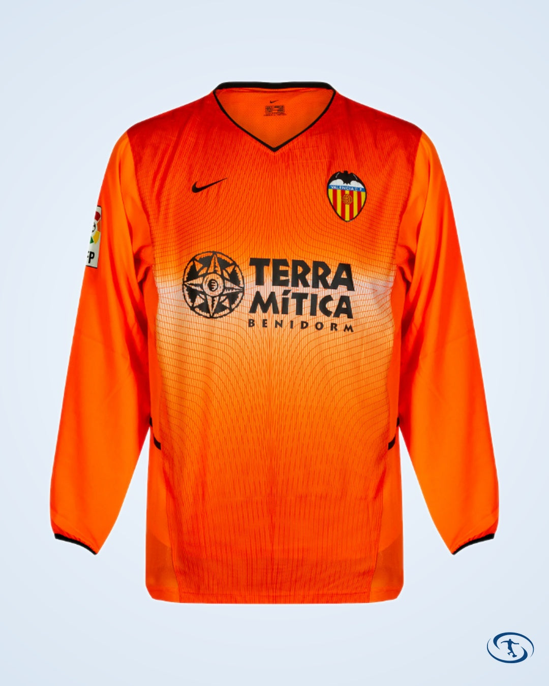 Valencia CF 2002-2003 Away L/S Shirt - NEW Condition - Player Issue - REDONDO #37 - Size M - Men's