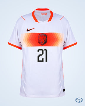Holland Away F De Jong 21 Shirt 2026-2027 (Official Printing) - Men's | Sant Sport