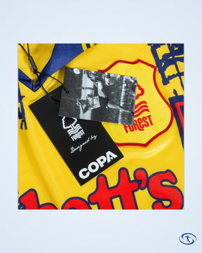 Nottingham Forest AwayRetro Shirt 1995-1997 (Retro Flex Printing) - Men's