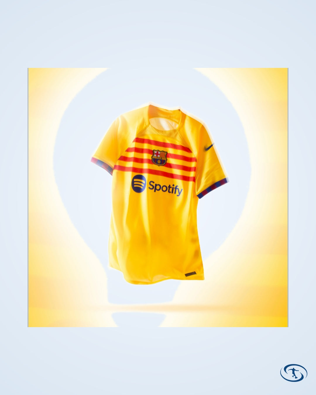 Barcelona Senyera 4th Lamine Yamal 19 Shirt 2024-2025 (Official Cup Printing) - Men's