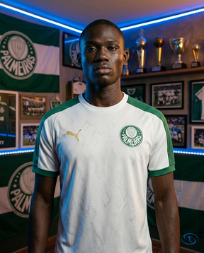 Short Palmeiras 24/25 - Puma Masculino - Branco - Front View | Sant Sport