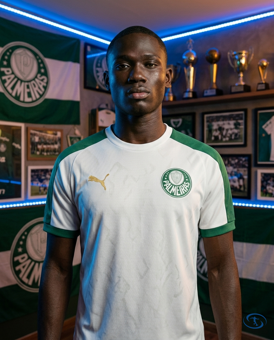 Short Palmeiras 24/25 - Puma Masculino - Branco - Front View | Sant Sport