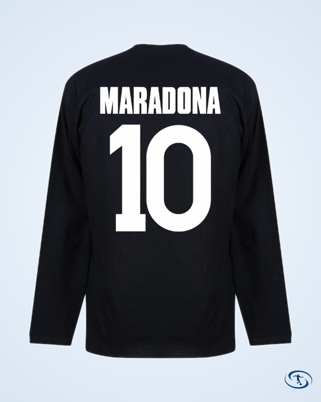 Napoli Maradona 10 Team L/S T-shirt - Black - Men's