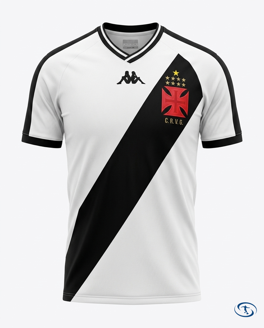 Vasco da Gama Jersey Away 2024/25 Kappa Men's - Packshot | Sant Sport
