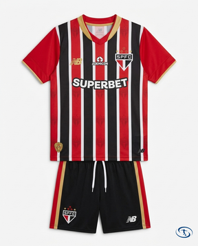 Sao Paulo FC Kids Kit Away 2025/26 - New Balance - Packshot | Sant Sport