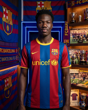Camisa Barcelona Retrô Home 2010/11 Torcedor Nike Masculina - Vermelho e Azul - Front View | Sant Sport