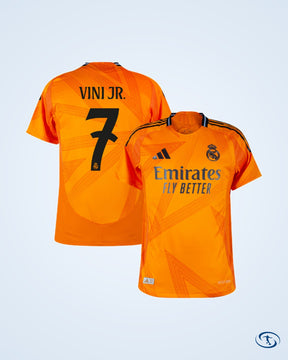 Real Madrid Authentic Player Number Away Shirt 2024-2025 (Official Printing) - Men's