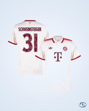 Bayern Munich 3rd Schweinsteiger 7 Shirt 2024-2025 (Danke Bastian Printing) - Men's
