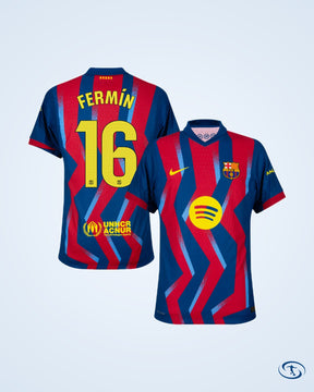 Barcelona 4th Special Edition Player Number Shirt 2025-2026 Player Version Customizable  (La Liga)