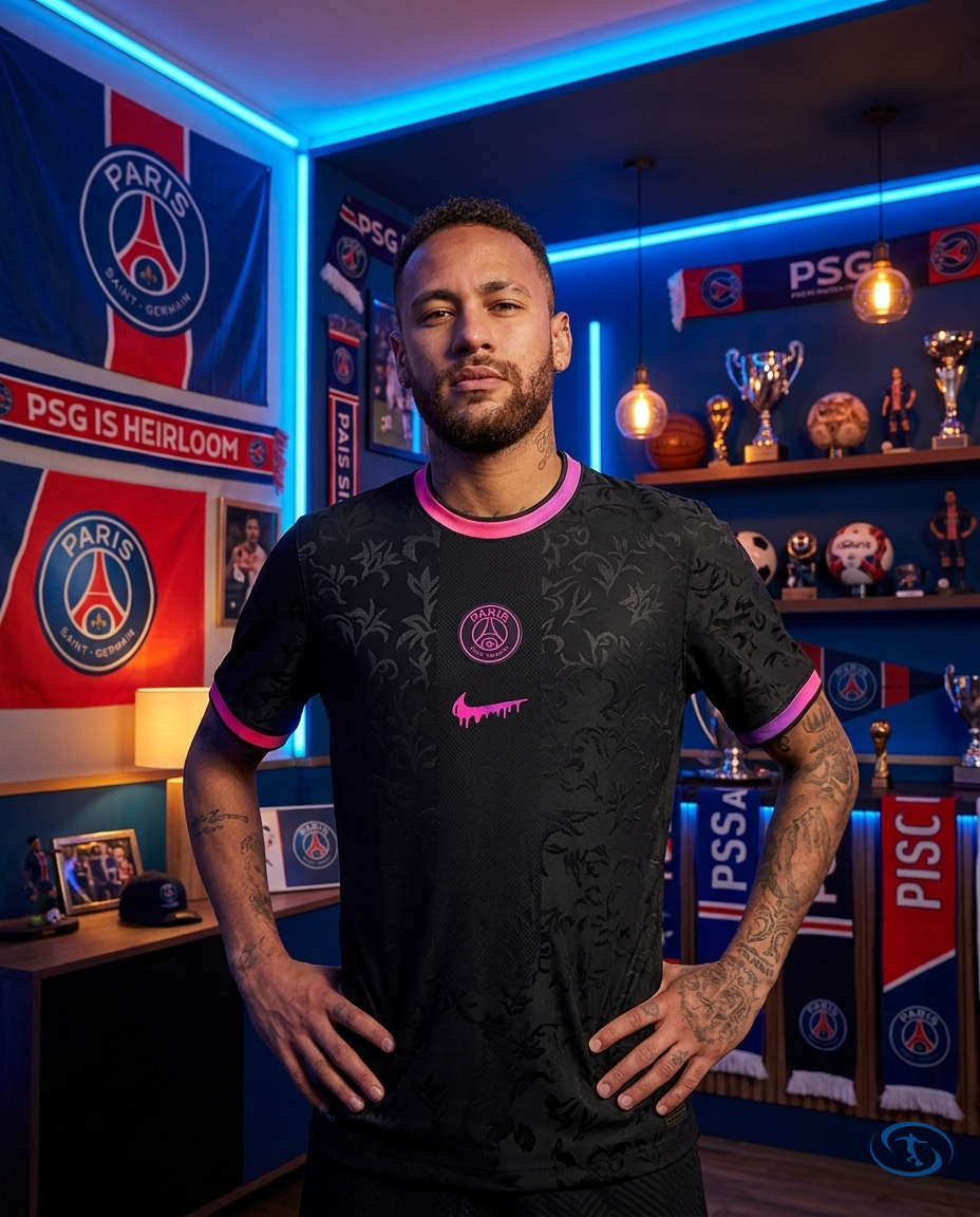 Camisa Paris Saint Germain - PSG Edição Especial 24/25 - Torcedor Nike Masculino - Preto - Front View | Sant Sport