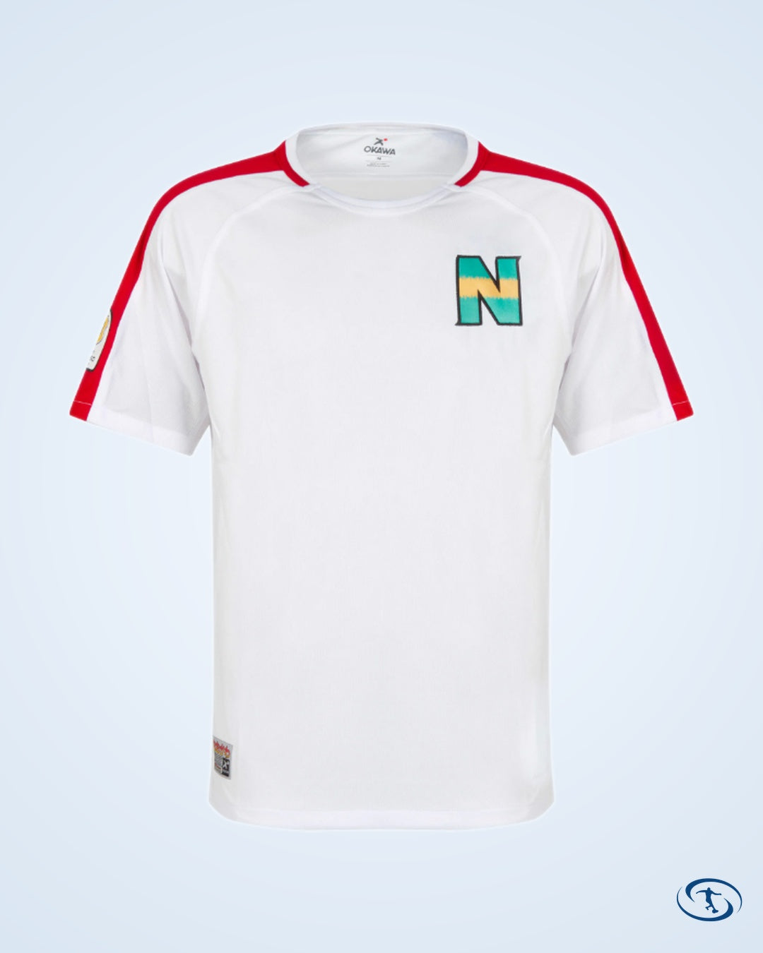 Captain Tsubasa Nankatsu Shogaku Official Home Shirt 2 (white/red) - Men's