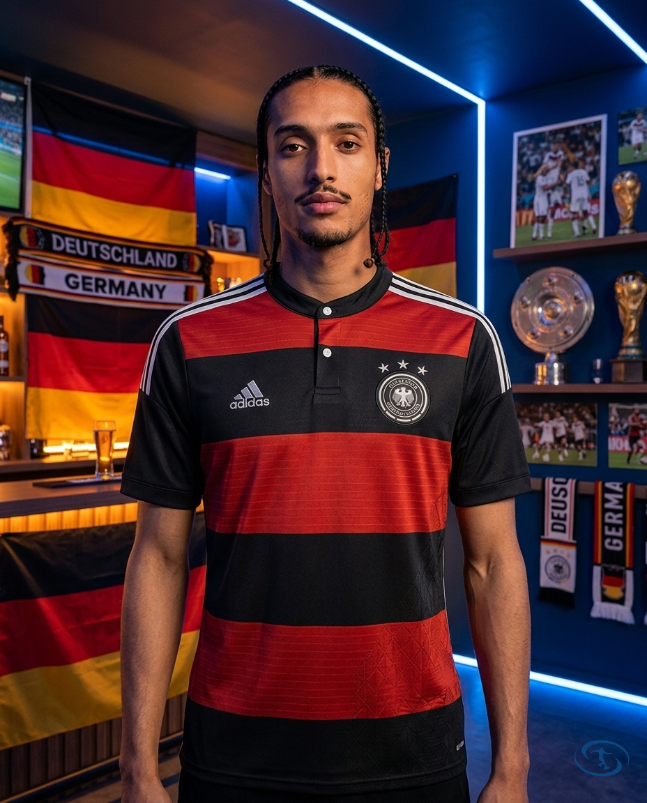 Camisa Seleção Alemanha Away Retrô 2014 Torcedor Adidas Masculina - Copa do Mundo 2014 - Front View | Sant Sport