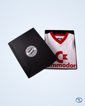 FC Bayern Munich Brehme 6 Retro Shirt 1987-88 (Retro Flock Printing) - Men's