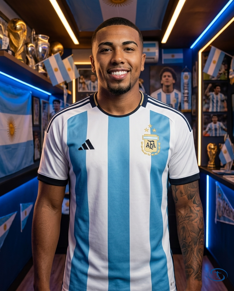 Camisa Seleção da Argentina 2022 Torcedor Adidas Masculina - Front View | Sant Sport