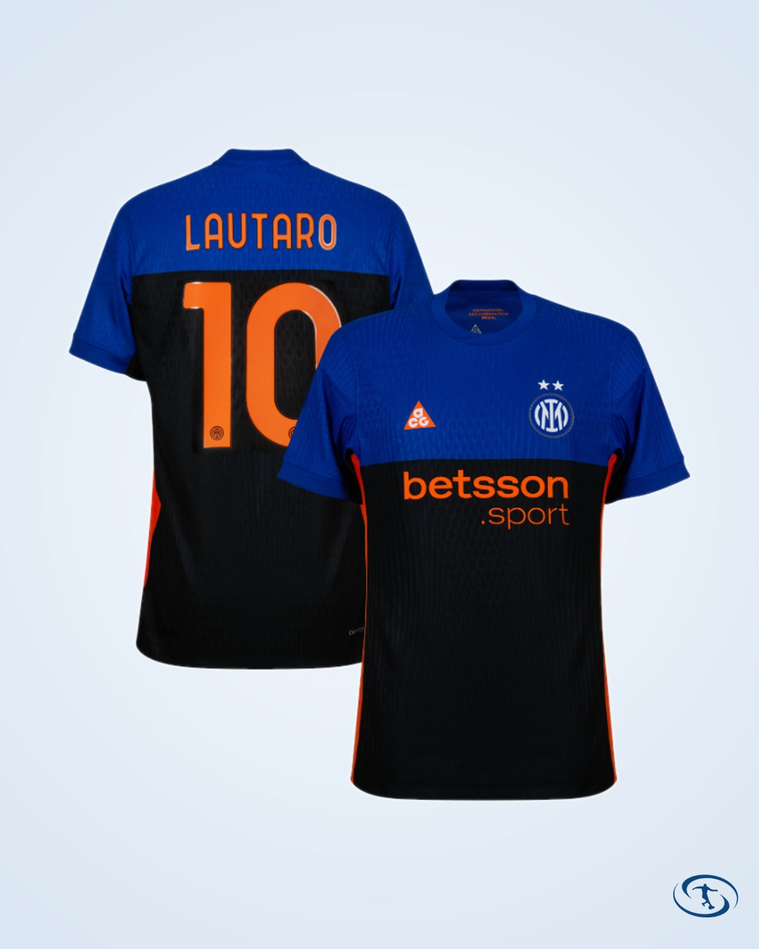 Inter Milan 4th Lautaro 10 Shirt 2025-2026 Player Version (Official Printing) - Men's
