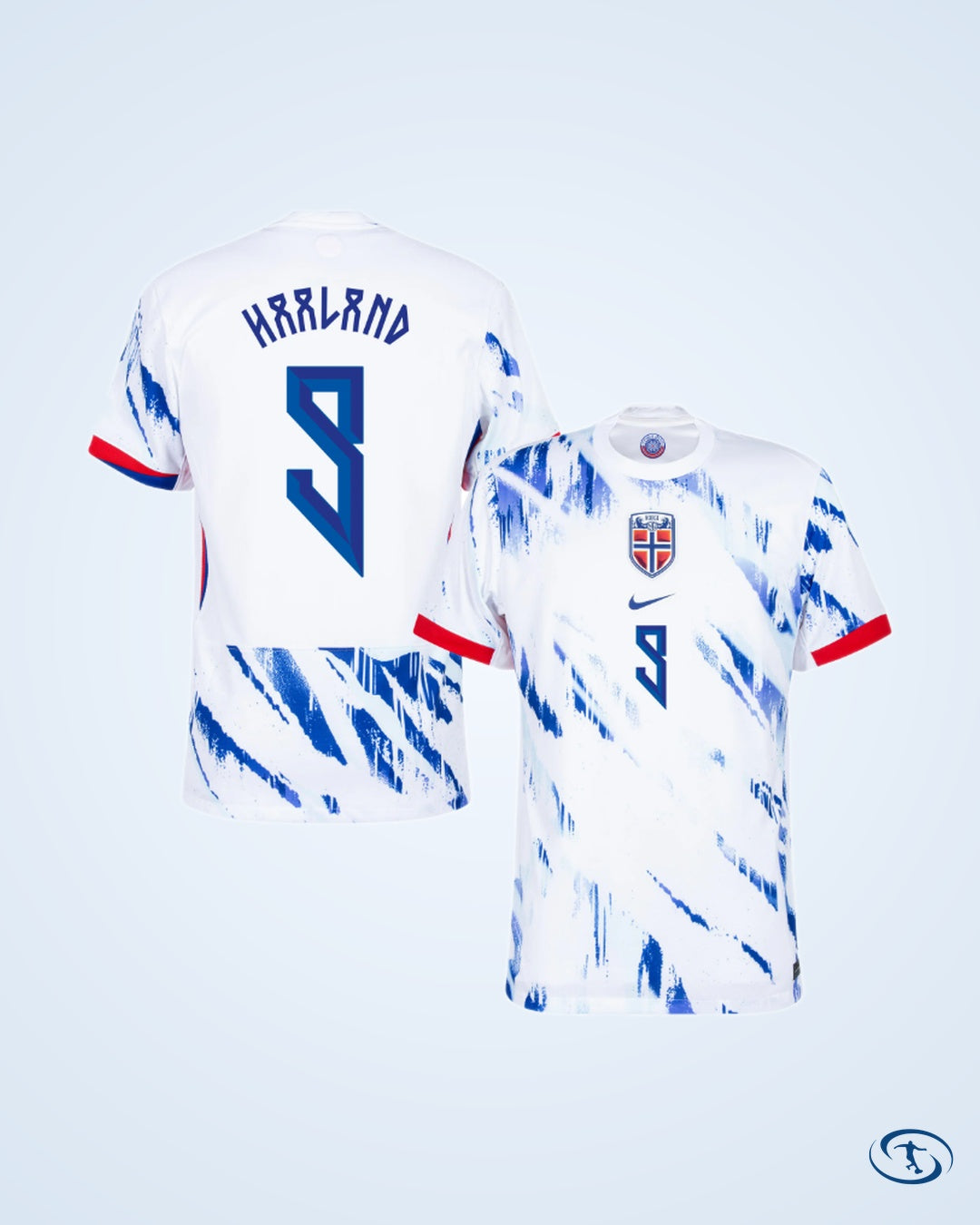 Norway Away Haaland 9 KIDS Shirt 2024-2025 (Official Printing) - Kids
