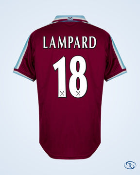 Score Draw West Ham Utd Home Retro Shirt 1999-2001 (Retro Flex Printing) - Men's