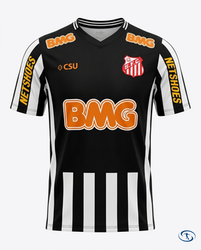 Santos Jersey Retro 2012/13 Neymar #11 Nike Men's - Black & White