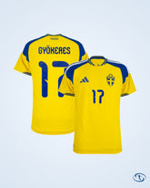 Sweden Authentic Home Shirt 2026-2027 Player Version (Official Printing)