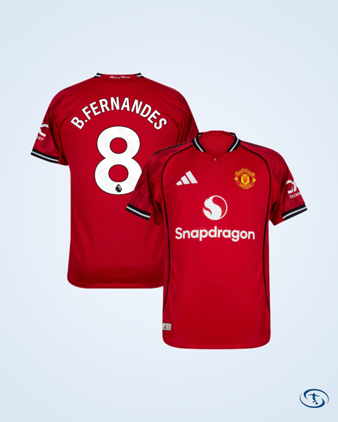 Man Utd Authentic Home Shirt 2025-2026 Player Version (Premier League)