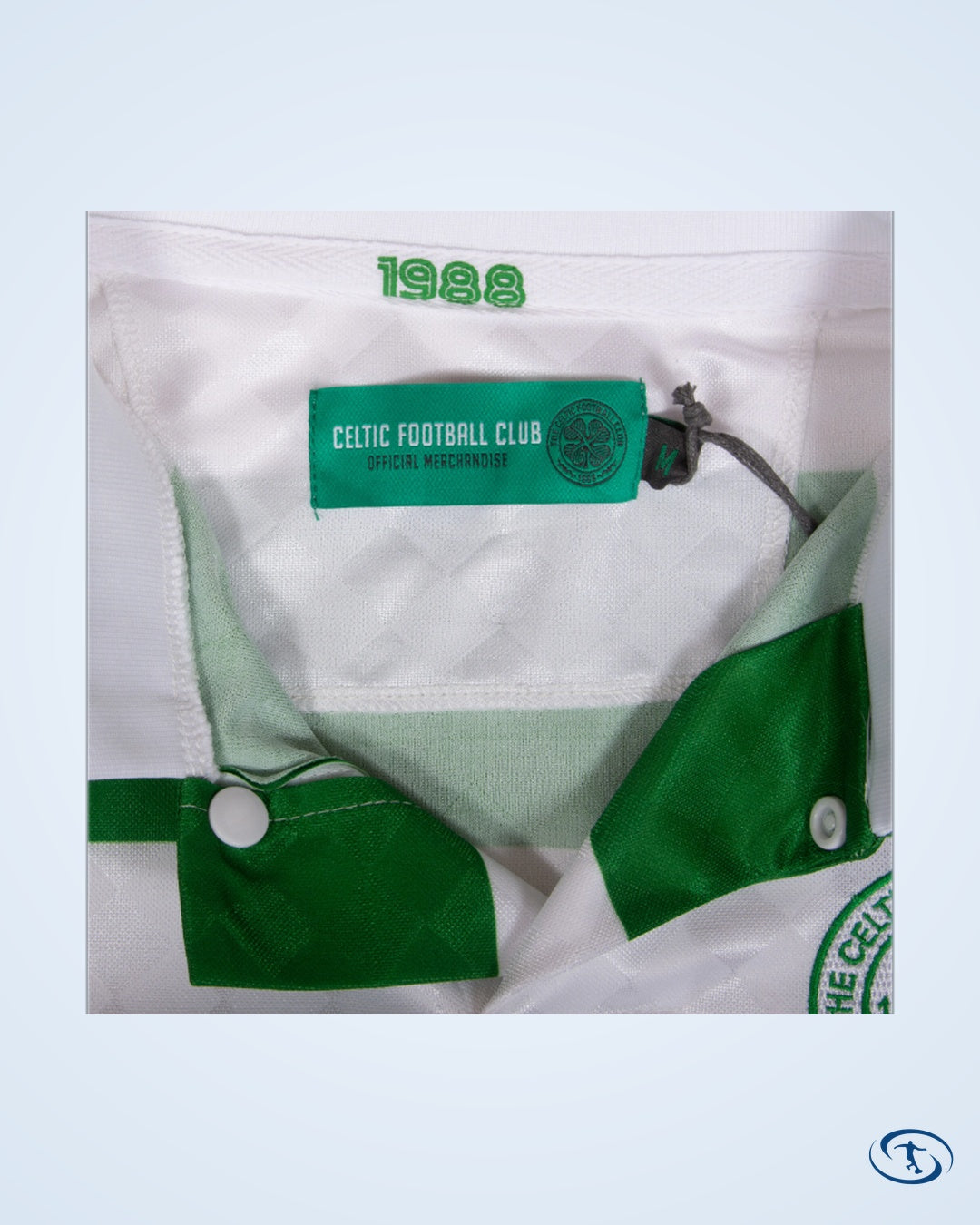 1988 Celtic Centenary Home Retro Thom 10 Shirt (Retro Flock Printing) - Men's
