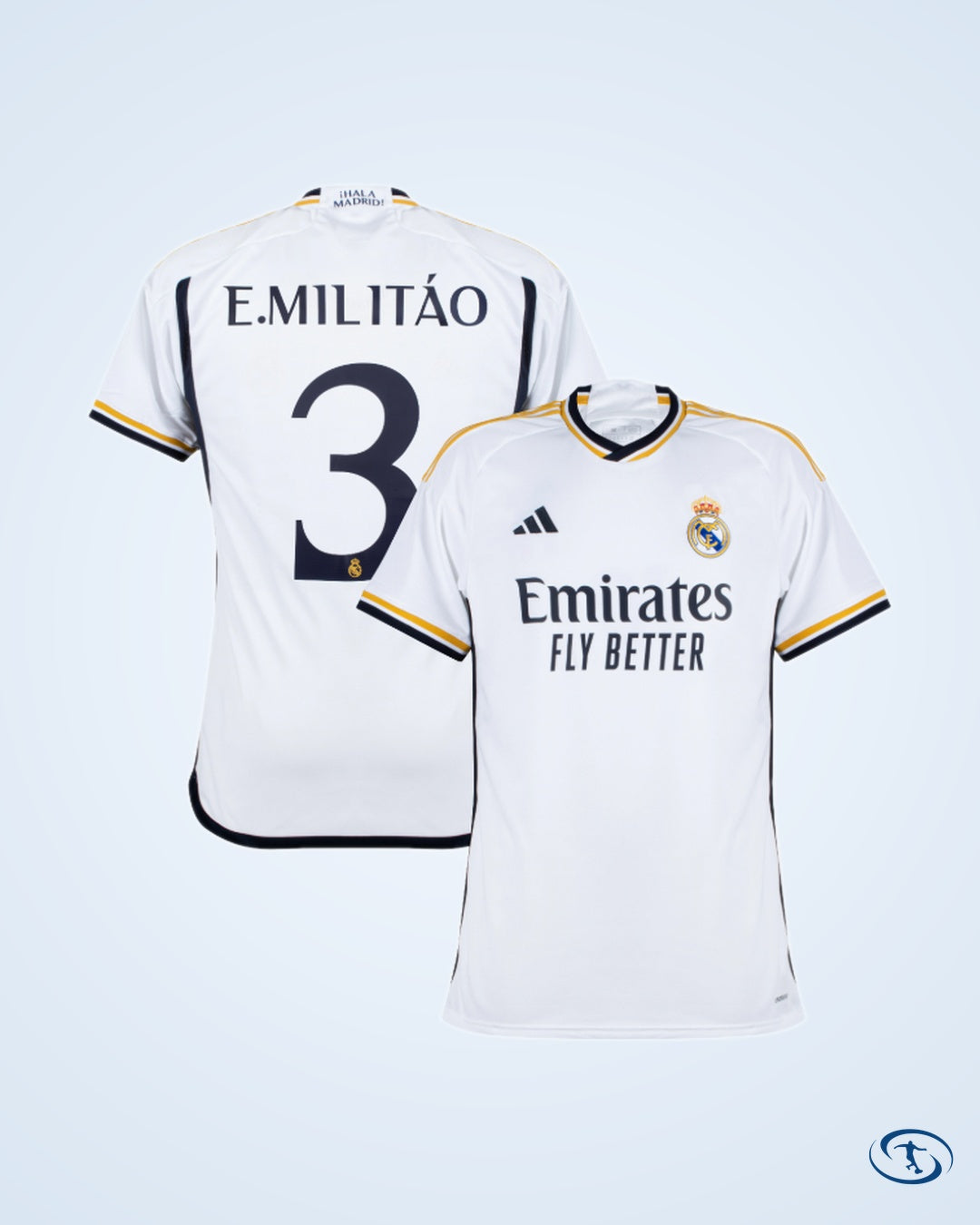 Real Madrid Home Shirt 2023-2024 Fan Version (Official Cup Printing) - Men's