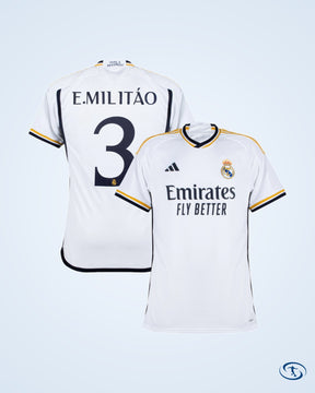 Real Madrid Home Shirt 2023-2024 Fan Version (Official Cup Printing) - Men's
