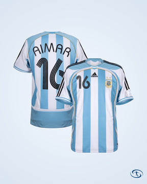 Argentina Reissue Home Shirt 2006 (Retro Flex Printing)
