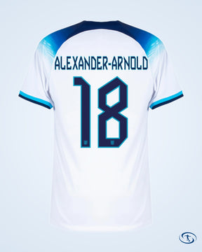 England Home Alexander-Arnold 18 Shirt 2022-2023 (Official Printing) - Men's