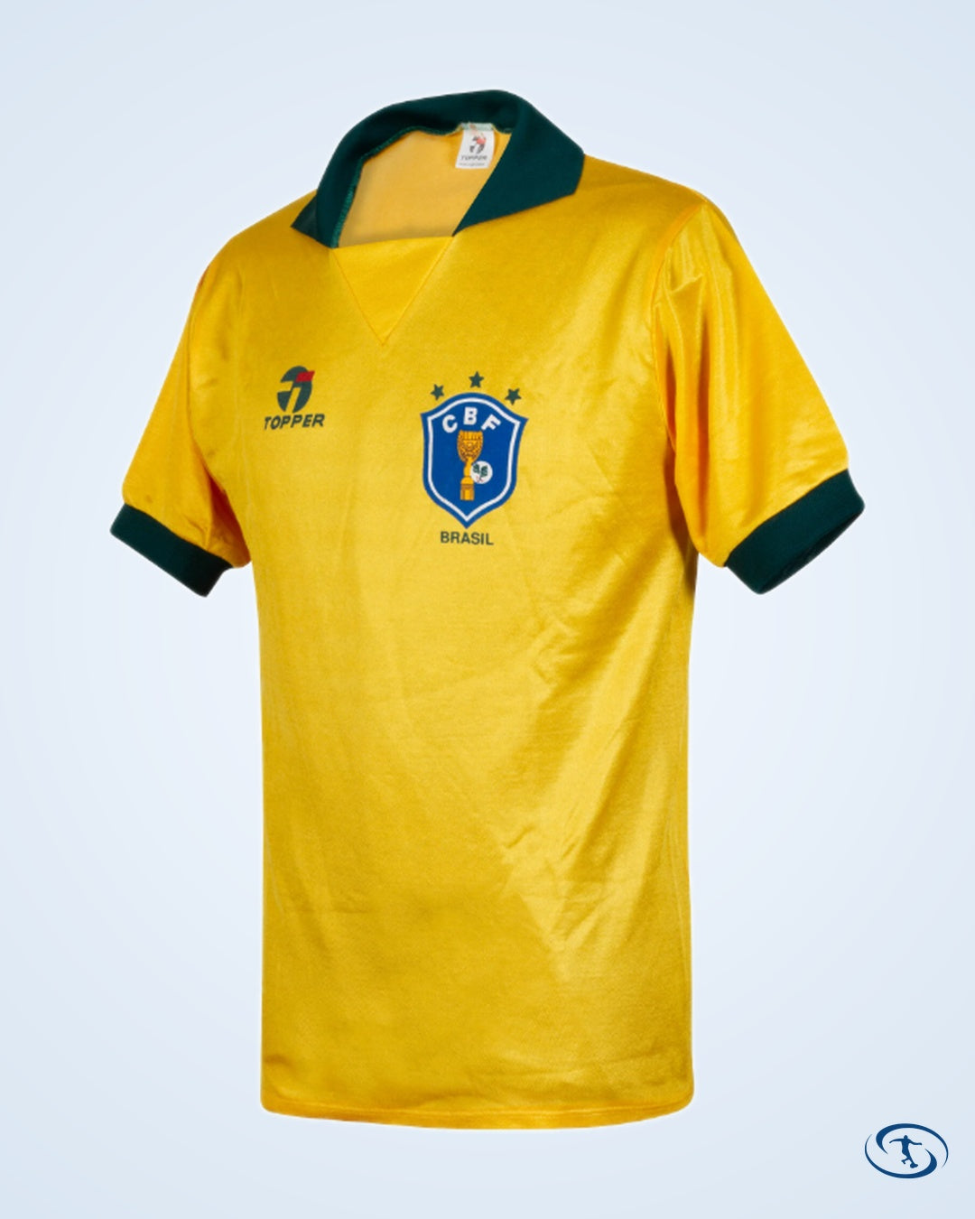 Topper Brazil 1988-1990 Home Shirt S/S - Size XL - Men's | Sant Sport