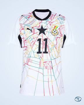 Ghana Home Semenyo 11 Shirt 2026-2027 (Official Printing) - Men's | Sant Sport