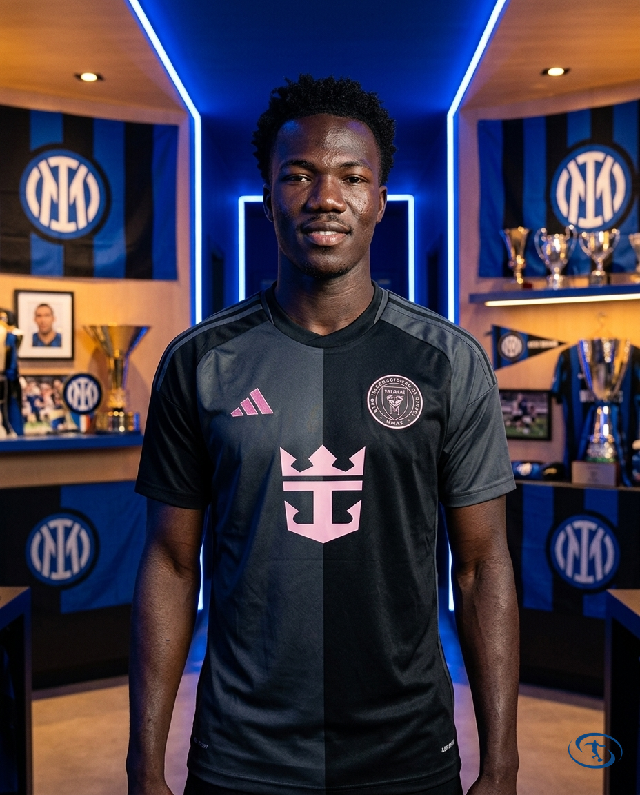 Camisa Inter Miami Away 2025/26 - Torcedor Adidas Masculino - Preto e Rosa - Front View | Sant Sport